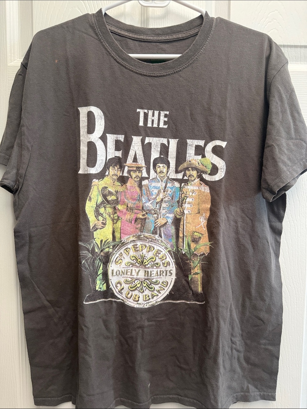 The Beatles Black Sgt. Pepper Graphic T-Shirt